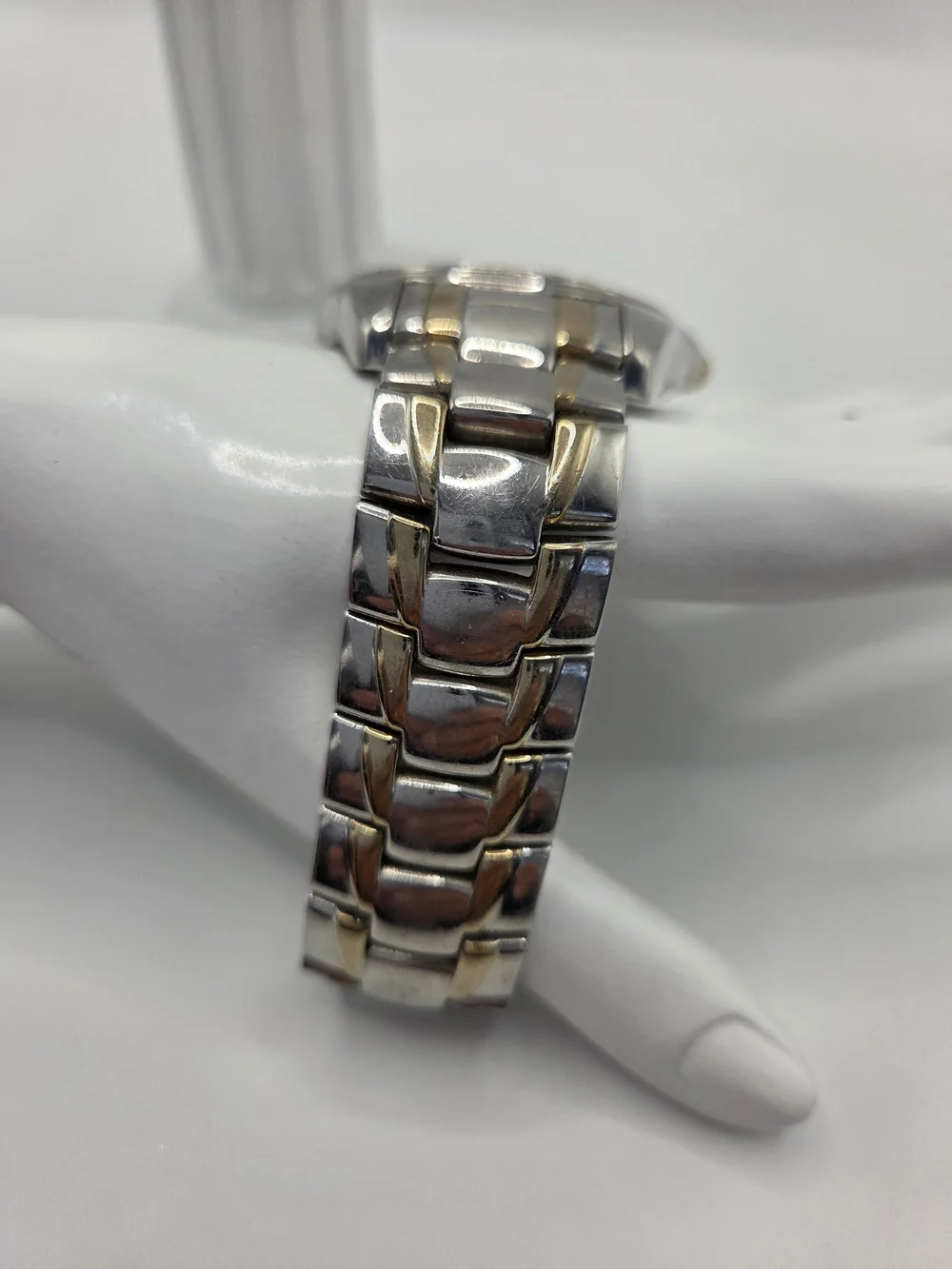 Marc Ecko Two Tone Swarovski Crystal Encore Oz Men's Bracelet Watch